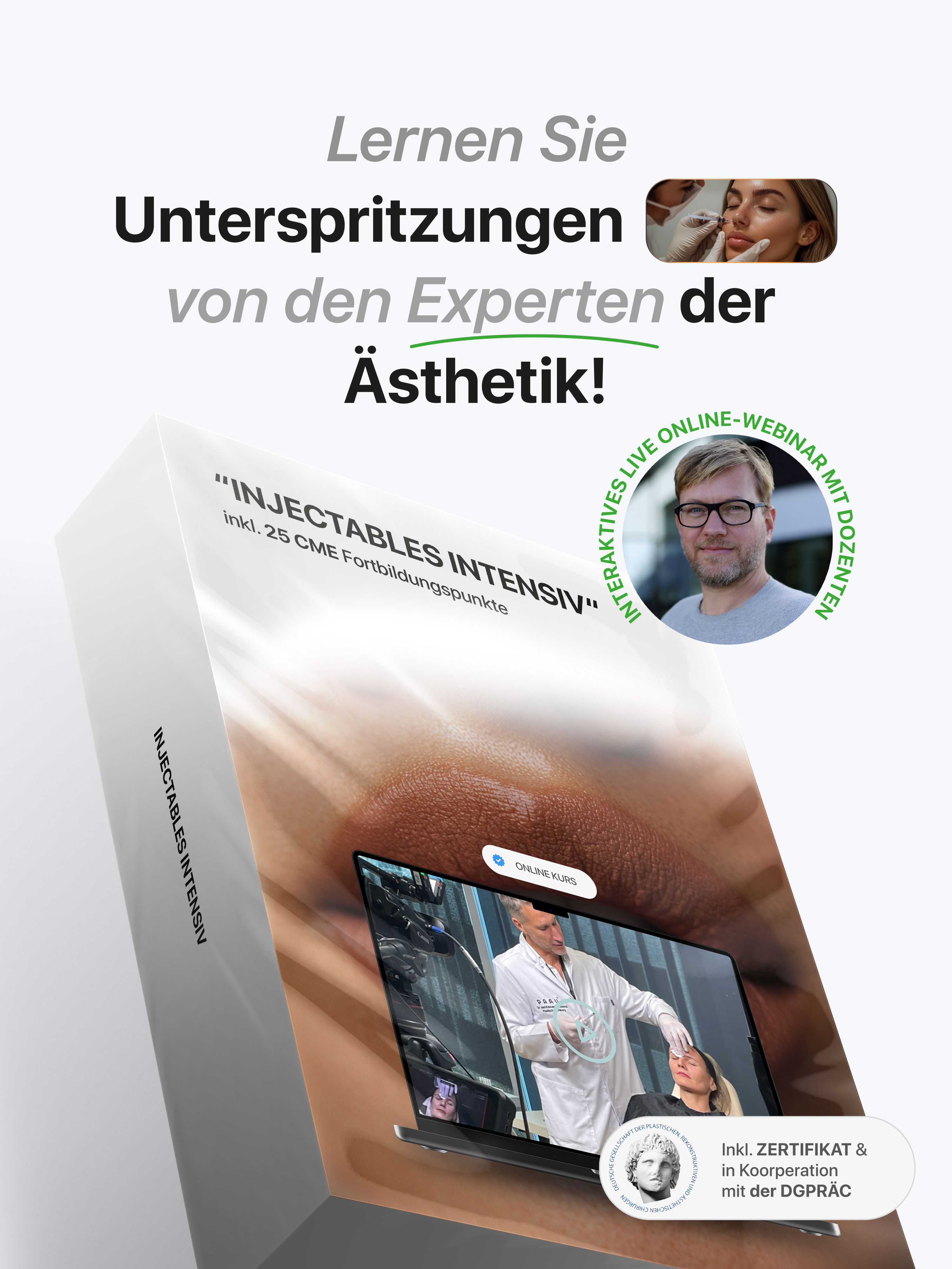 "Injectables Intensiv" - Online Webinar (interaktiv)