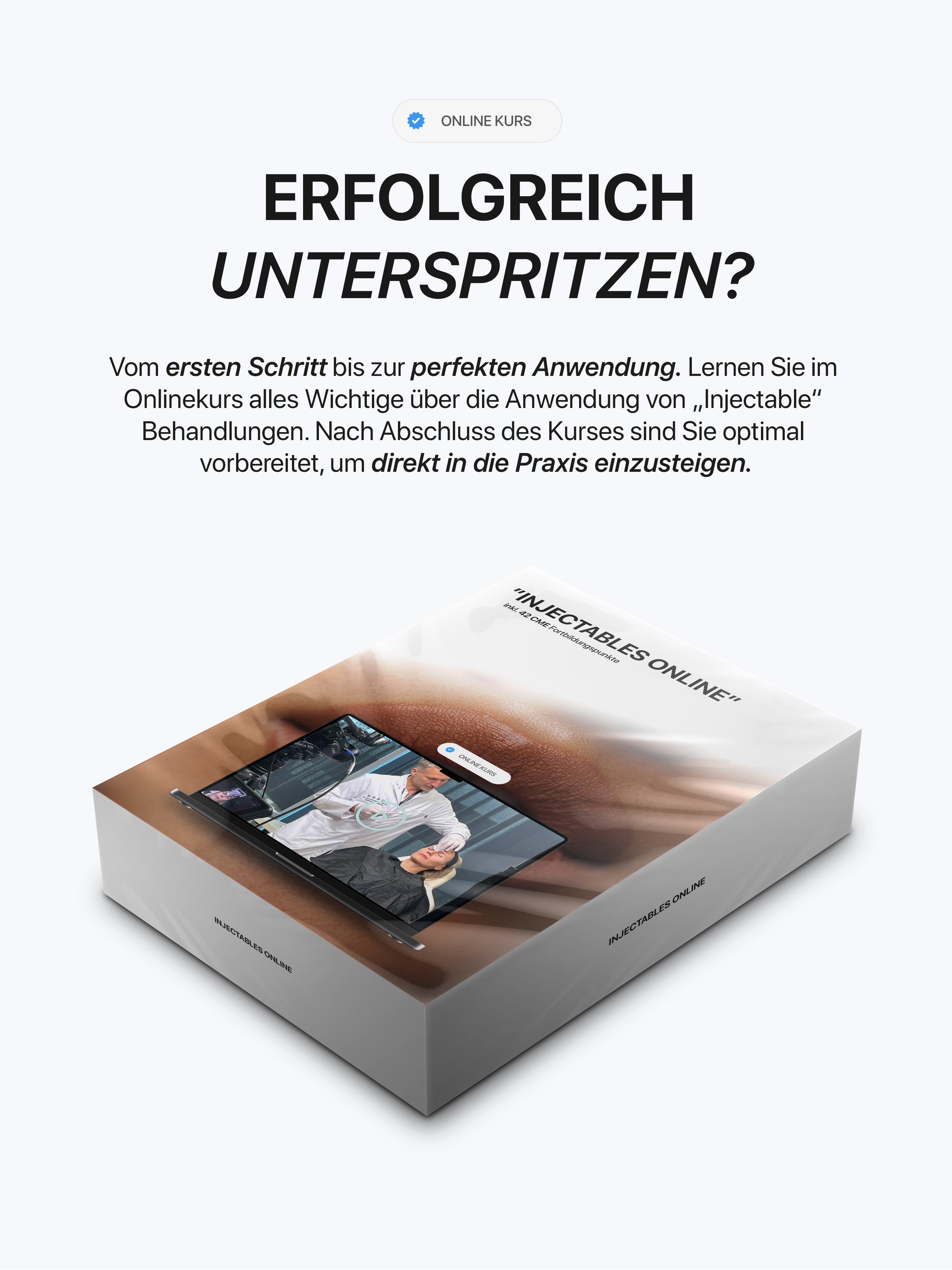 "Injectables Online" - Kurs